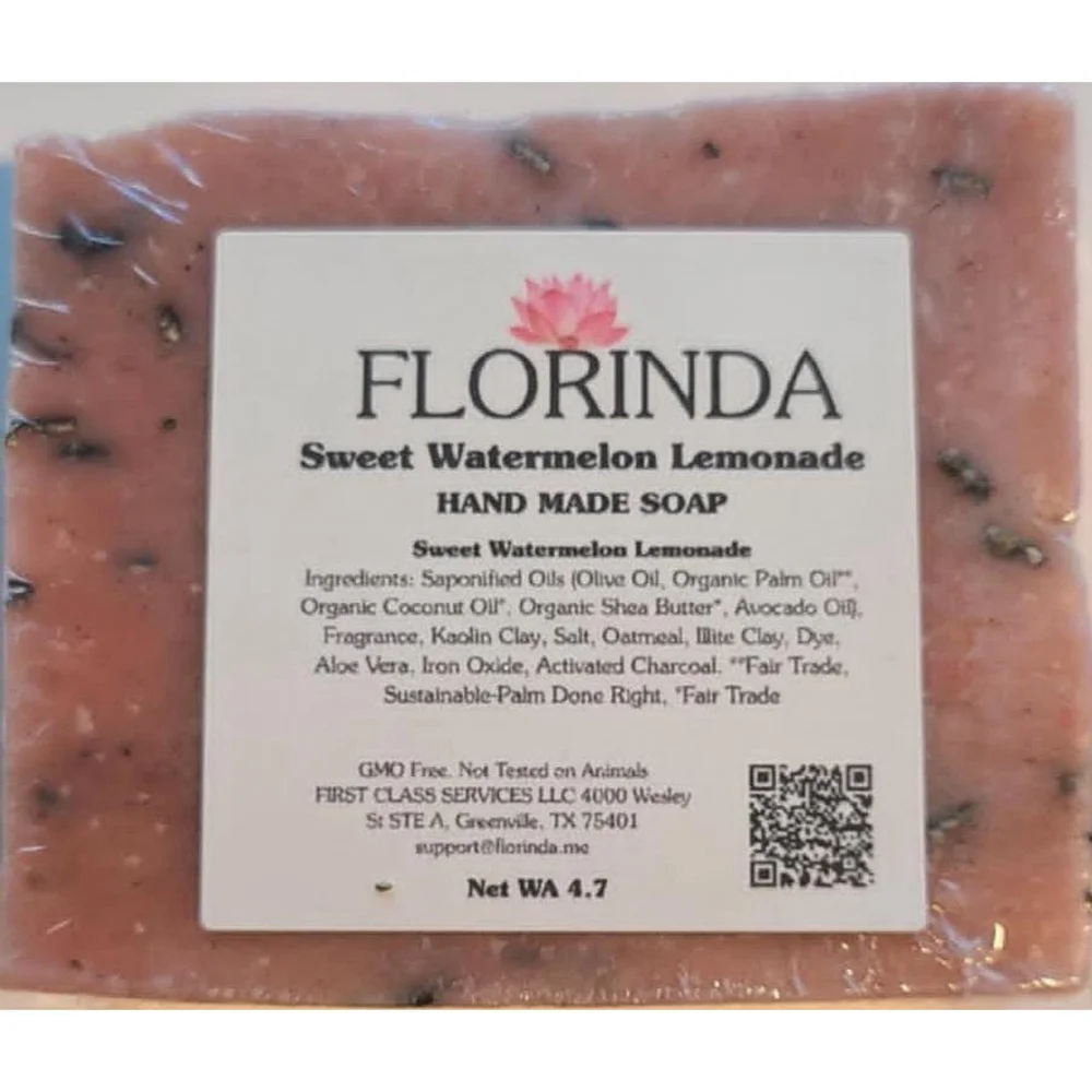 Florinda Beauty Sweet Watermelon Lemonade Handmade Soap